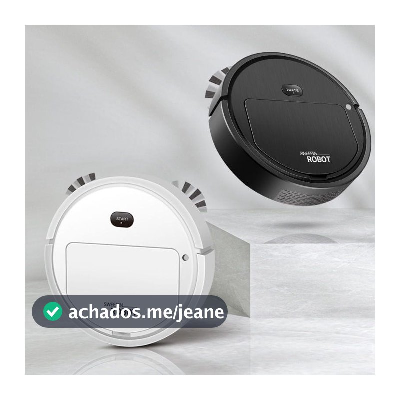 Robô Varredora/Aspirador De Pó Automática 3 Em 1 Limpeza Doméstica Robótico Inteligente E Silencioso -E4