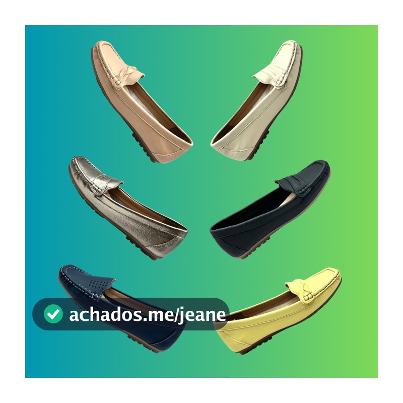 MOCASSIM FEMININO CASUAL SLIPPER CONFORTAVEL MACIO LEVE