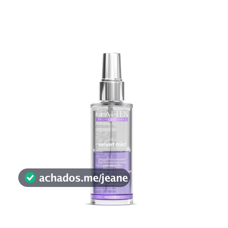 Glatten -Sérum Bifásico - Velvet Mist Toque Aveludado - 60ml