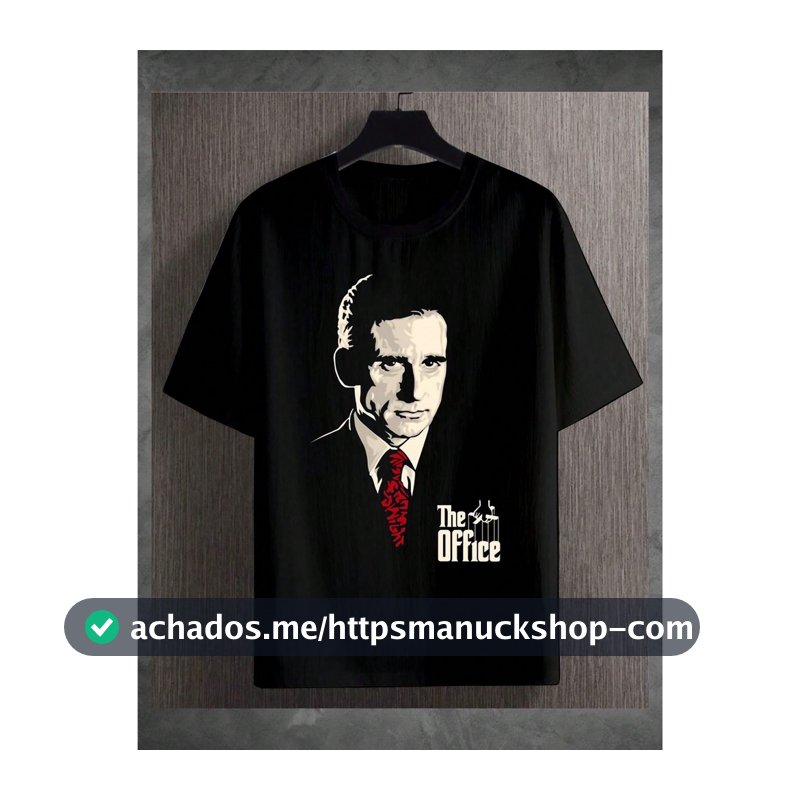 Camiseta Unissex Oversized Plus Size Feminina Masculina s T-Shirt the office unissex moda