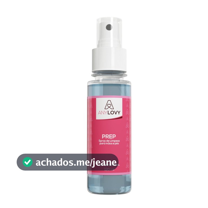 Prep AnyLovy 120ml Preparador de Unhas Removedor de Oleosidade e Resíduos para Alongamento e Esmaltação