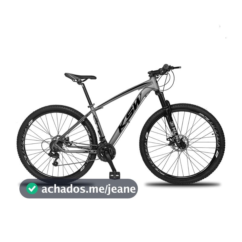 Bicicleta Aro 29 MTB Ksw xlt 24 Marchas Shimano e Freios a Disco