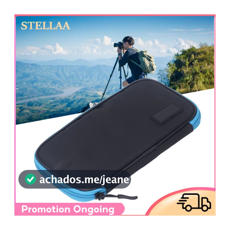 Stellaa Asixxsix Bolsa de filtro de 9 bolsos Bolsa para fotografia profissional suporta filtros de 30 mm a 82 mm