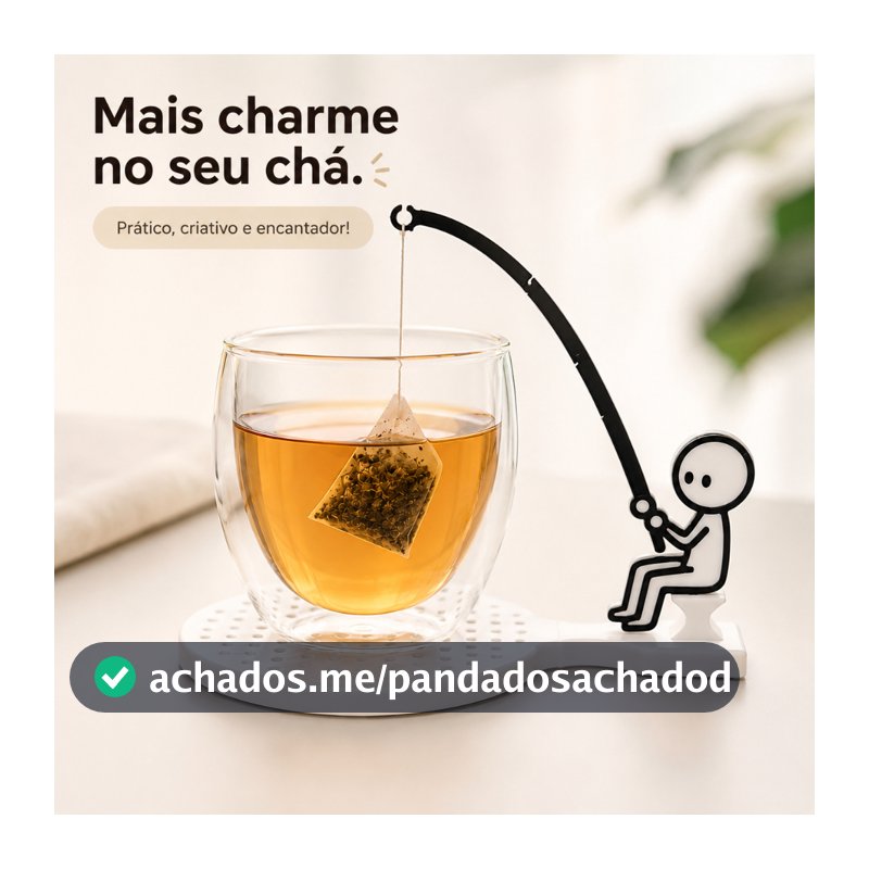 Suporte Para Sachê de Chá Porta Chá Caneca Presente Criativo Decoração