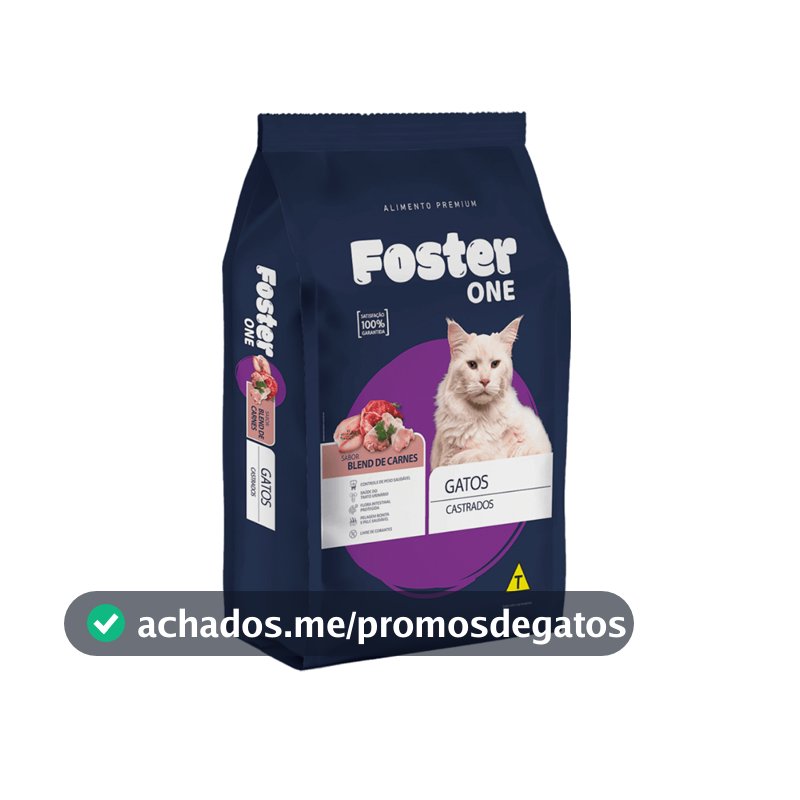 Ração Foster One Gato Castrado 10,1 kg