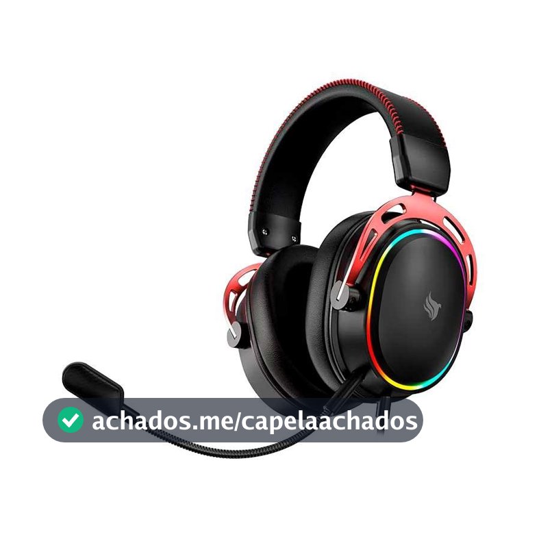 Headset Gamer Pichau Vega Pro 7.1, Drivers 50mm, Preto, PCH-VGAP-BL01