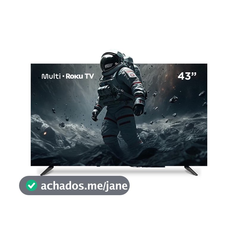 Smart TV DLED 43 FHD Multi Roku 3HDMI 2USB Wi-Fi - TL082E