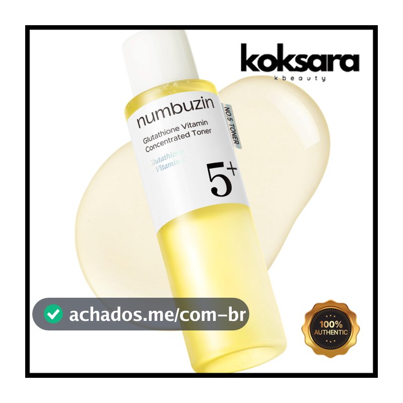 numbuzin no.5+ glutathione vitamin boosting essential toner 200ml