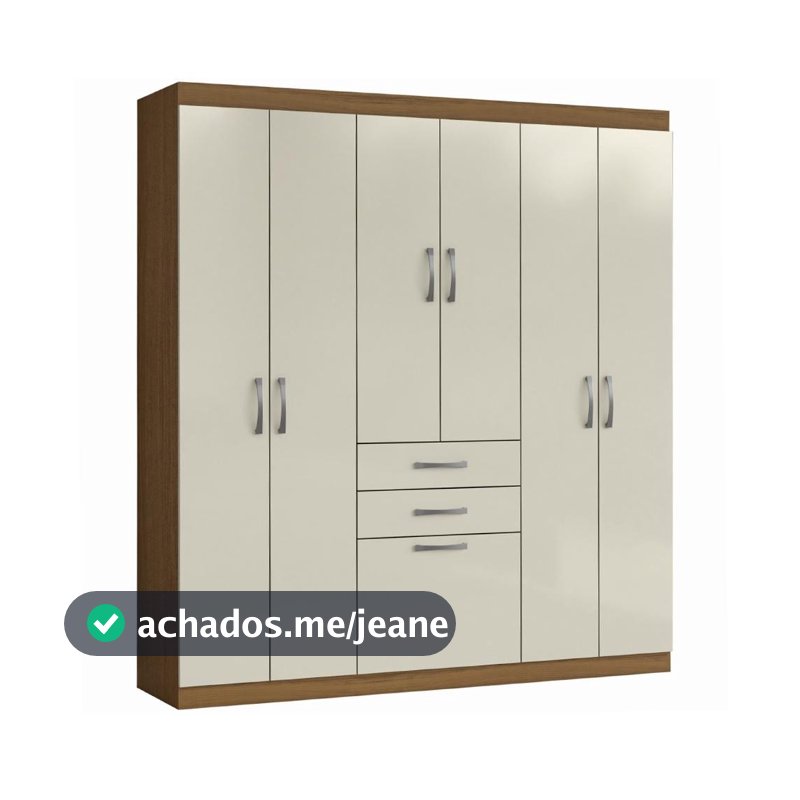Guarda Roupas Casal 7 Portas 2 Gavetas Lisboa Aramóveis