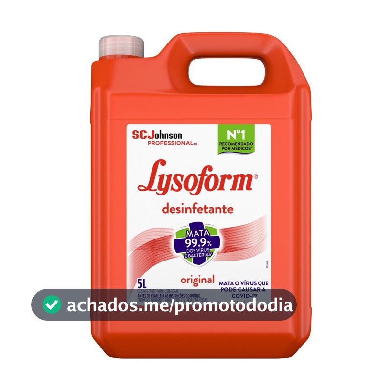 Desinfetante Lysoform  Uso Geral Original 5l
