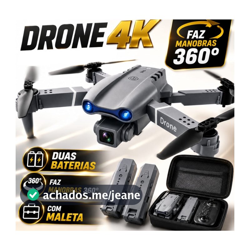 Drone com câmera | Mini Drone Pro WIFI FPV Com Câmera RC Toy 4K Quadcopter Dobrável Em Ângulo HD