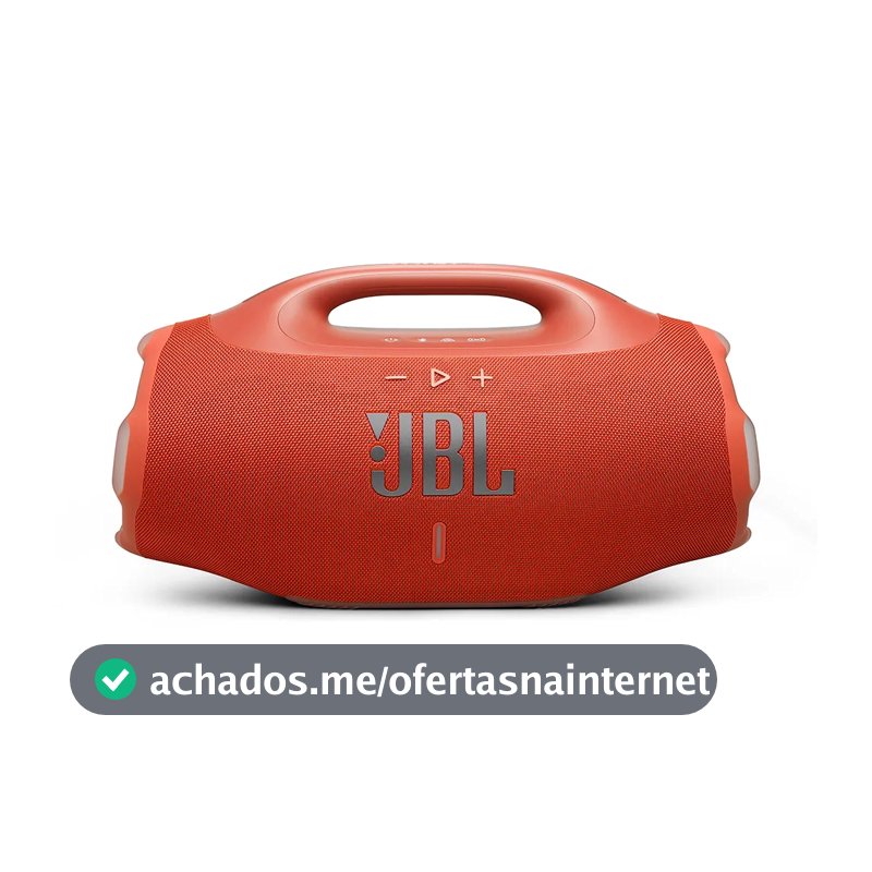 Caixa de Som JBL Boombox 4 Laranja Bluetooth 5.4 IP68 Auracast á Prova D'água