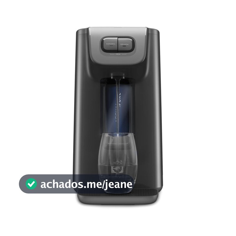 Purificador Electrolux com Compressor Experience Painel Mecânico Grafite (PC01X)