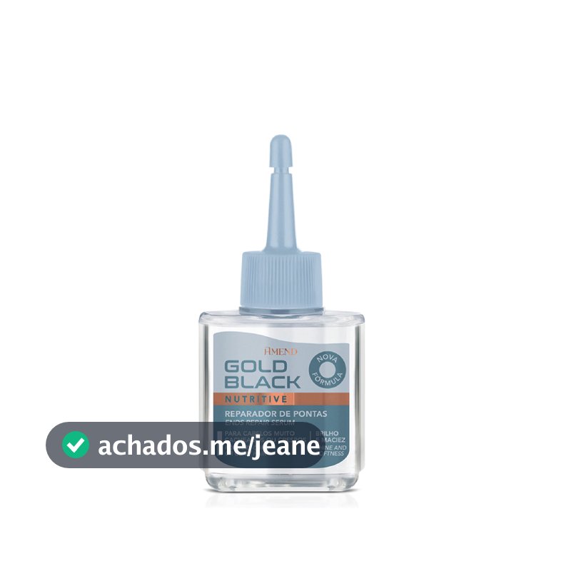 Gold Black Amend Nutritive Reparador de Pontas Brilho 30ml
