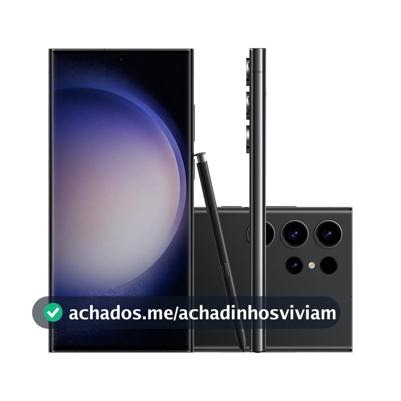 Usado: Galaxy S23 Ultra 512GB Preto Muito Bom - Trocafy - Samsung
