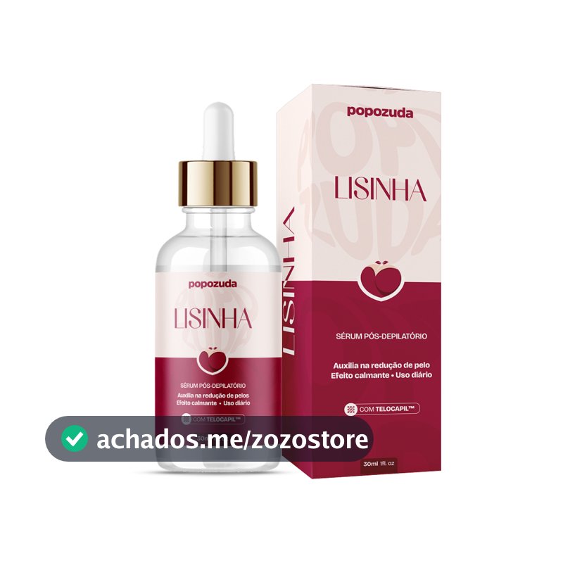 Popozuda Lisinha Redutor de Pelos Corporais com Telocapil
