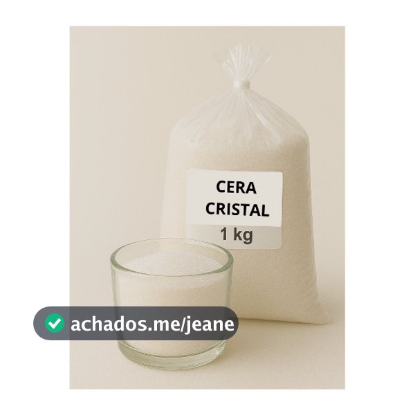 Cera Vegetal Cristal Para Velas - 1 Kg