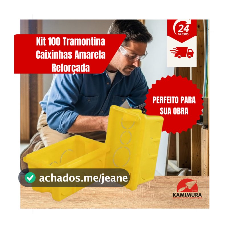Kit Tramontina Caixa de Luz Reforçada 4x2 P/Tomada e Interruptor