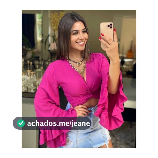 Blusa Cropped Amarrar Frente / Costa Manga Longa Flare Amarração Multiformas Babado