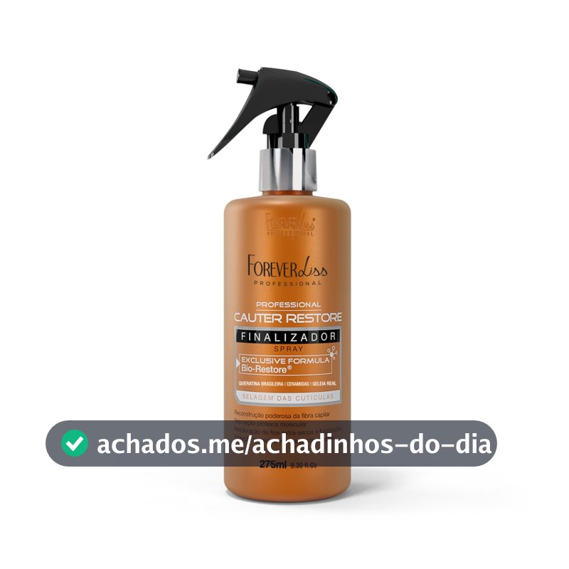 Spray Finalizador Cauterização Capilar Forever Liss 275ml