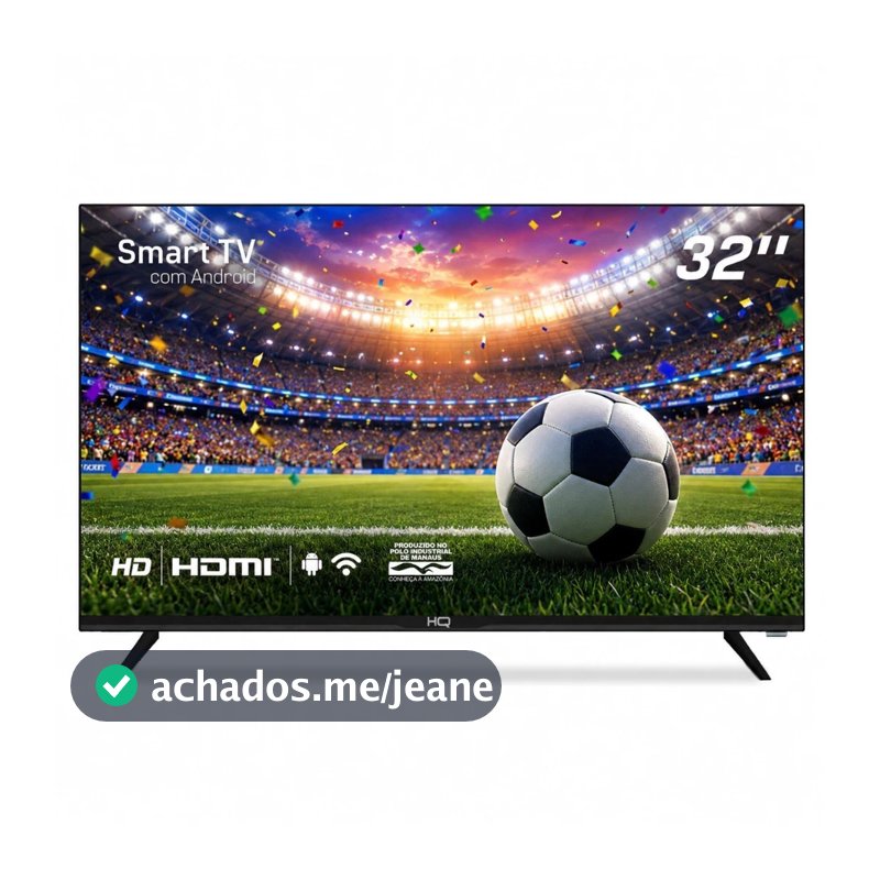 🔥 Smart TV HQ 32" LED HD Android WiFi | Smart TV + Monitor 🚀
