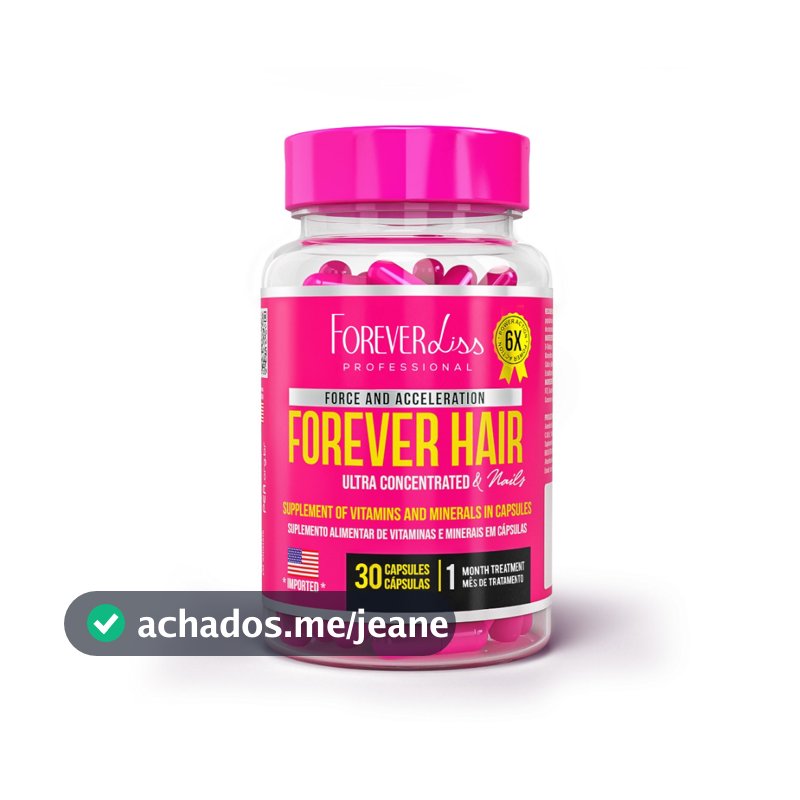 Forever Hair Crescimento Capilar Tratamento 30 Dias
