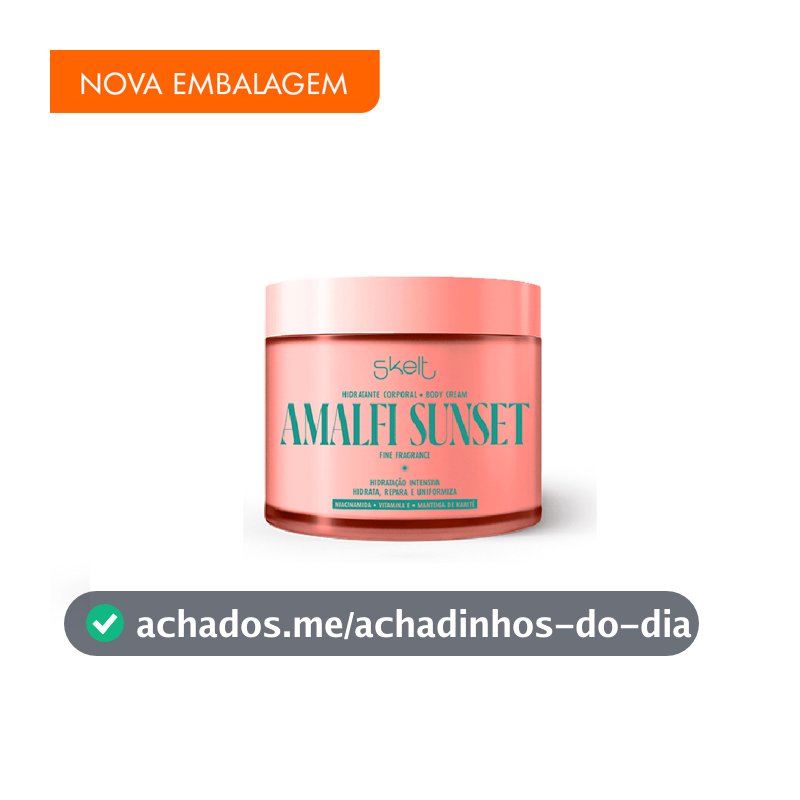 Hidratante Desodorante Corporal Amalfi Sunset 200g Skelt