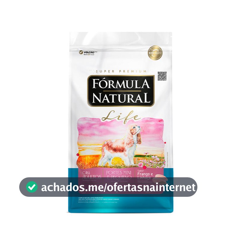 Ração Fórmula Natural Life Cães Adulto Mini Pequeno 10 Kg