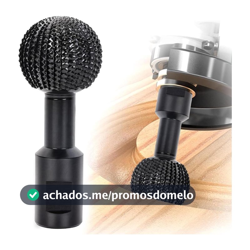 Broca Esférica M14 para Madeira Disco de Desbaste Escultura para Esmerilhadeira Angular