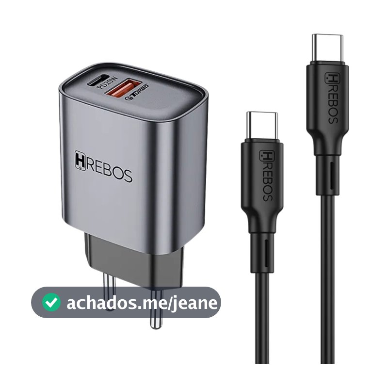 Kit Carregador Turbo De Celular 20w Compatível iPhone Sansung Motorola Fonte e Kit Com Cabos