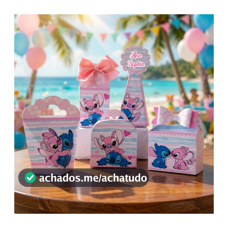 Kit Festa Infantil Personalizada Lilo e Stitch Lembrancinhas