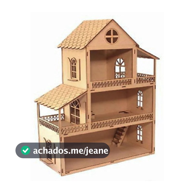 Casa casinha de boneca  1,30 m casa grande