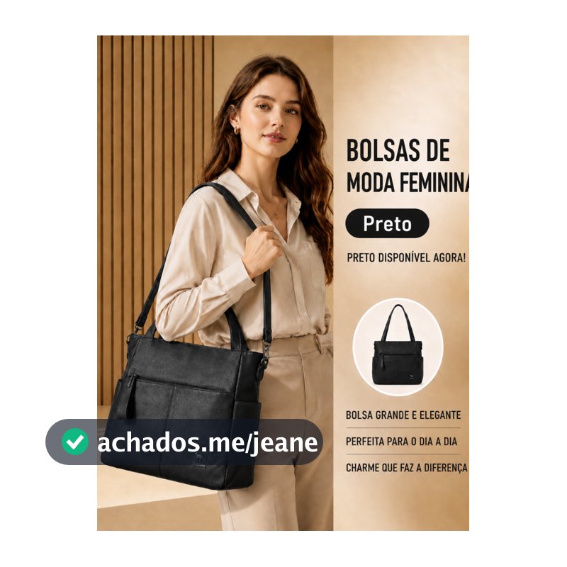 TOMI MITO Bolsa Feminina Grande para Escritório e Rotina com Alça de Ombro Bolso Frontal e Zíper B742