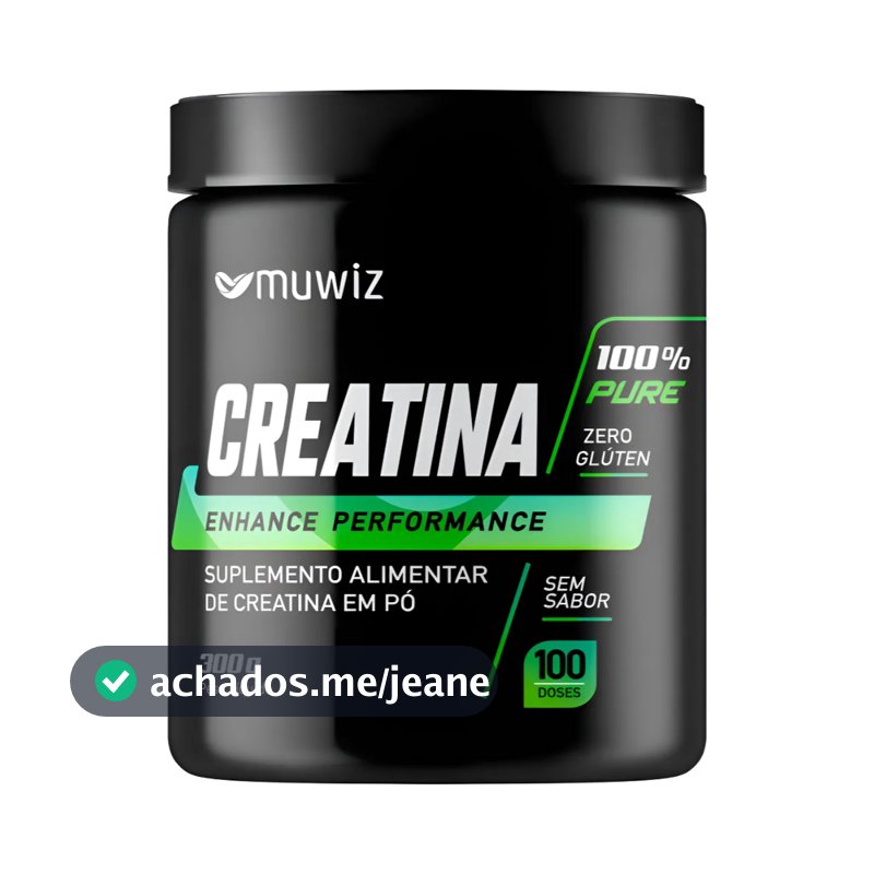 Creatina Monohidratada Muwiz Enhance Performance em Pó 300g
