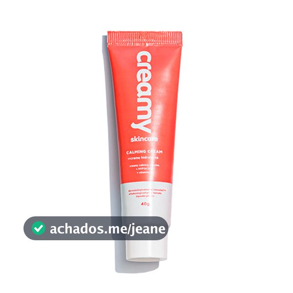 Gel Creme Hidratante Calmante Facial - Calming Cream - Creamy Skincare - 40g