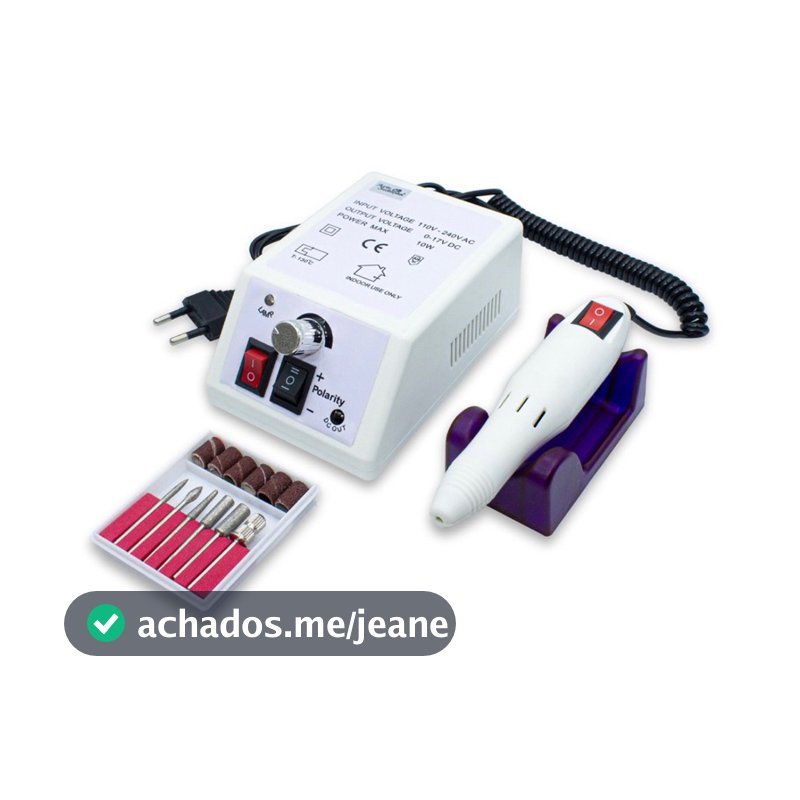 Lixadeira Lixa Motor Mercedes 2000 Profissional Manicure Unha Gel Acrigel Fibra