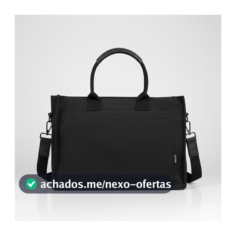 Bolsa Tote Mini Feminina Gocase Minimalista com Porta-Notebook Executiva Trabalho e Faculdade