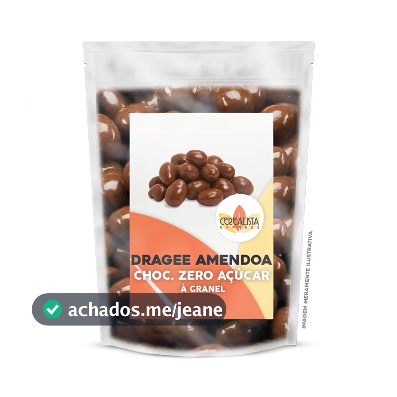 Chocolate Drageado Ao Leite C/ Amendoa Sem Açúcar a Granel