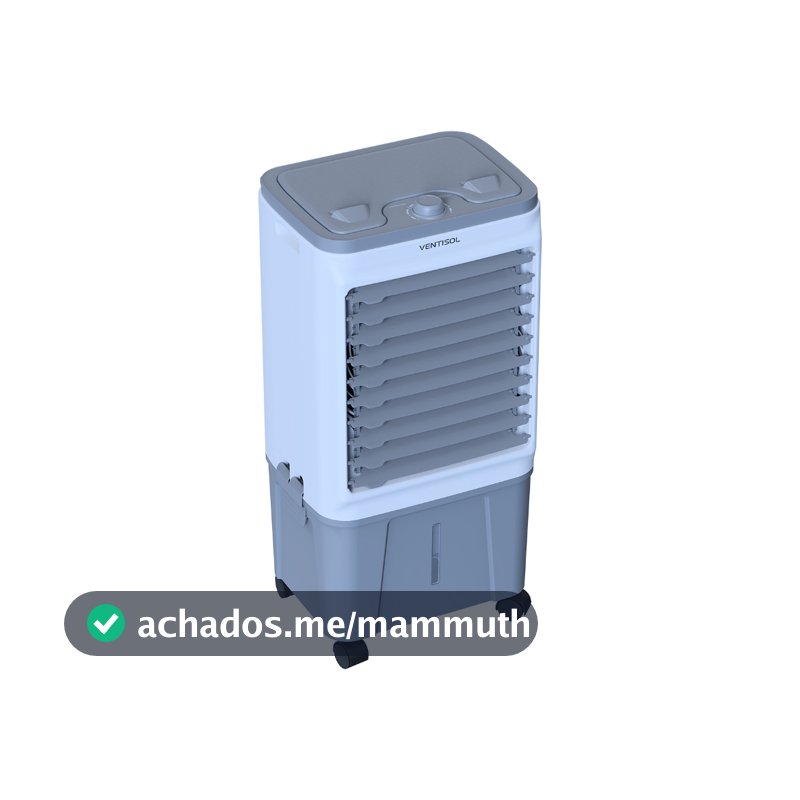 Climatizador Ar Ventisol Portátil Turbo Evaporativo 16 Litros 5 em 1 Umidificador CLIN16 PRO 130W