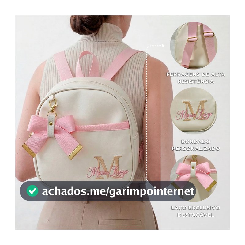 Mochila Bolsa Maternidade Luxo Essencial  Estampada Térmica Impermeável para Mamadeira e Fraldas