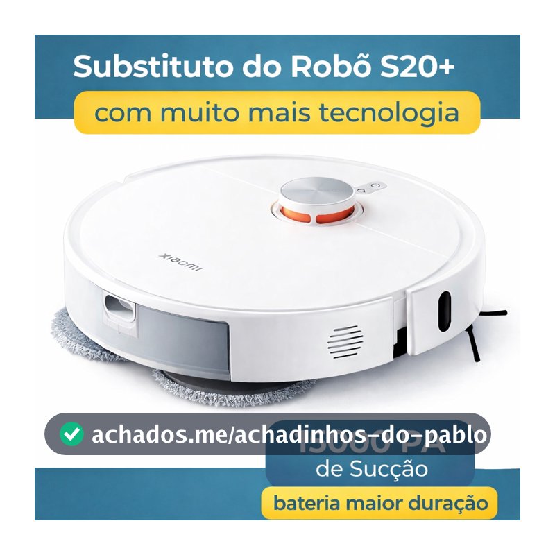 Robô Aspirador Xiaomi S40 Pro Bivolt Alexa Inteligente Automático