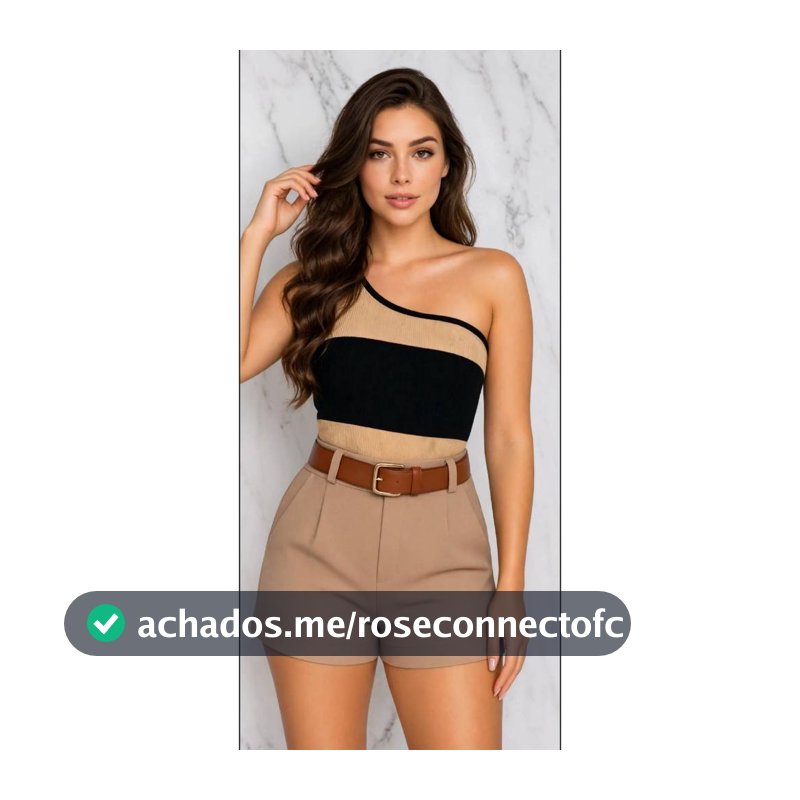 Conjunto ELLA com Short Alfaiataria + Body Mula Manca Acompanha Cinto