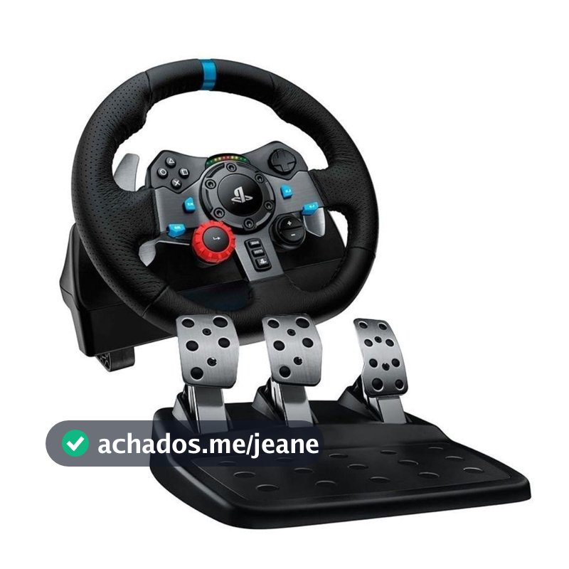 Volante de Corrida Driving Force c/ pedal Logitech G29 PS4,