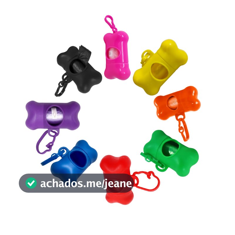 Kit Cata Caca 2 Refis Sacos Porta Saquinho Pet Cães Gatos Cachorro Recolher Coco Saco Para Fazes