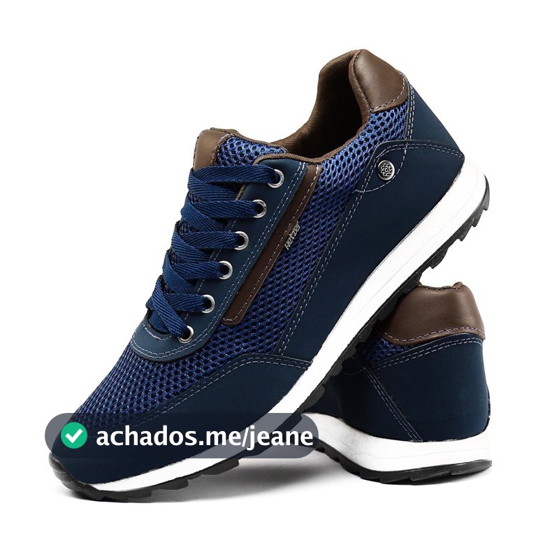 Tênis Masculino Sapatenis Casual Jogging Cadarço Conforto