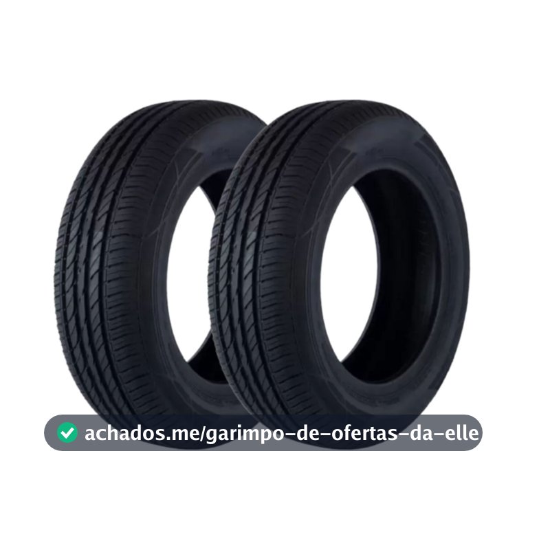 Kit 2 Pneu Aro 15 - 185/65 R15 Remold Linha Premium Com Selo do Inmetro  Pneu