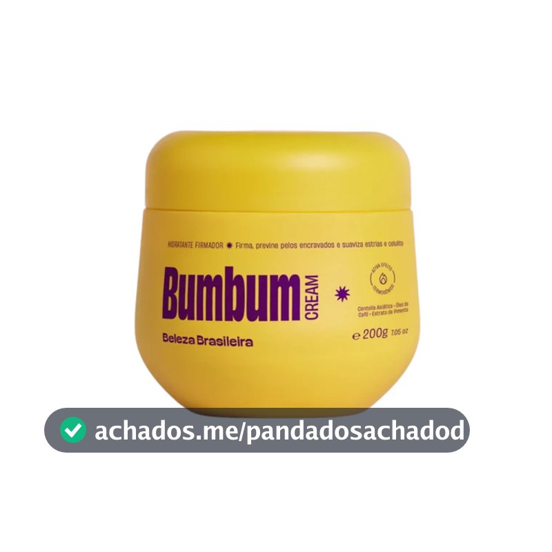 Bumbum Cream 200g - Creme Corporal - Beleza Brasileira 100% Original