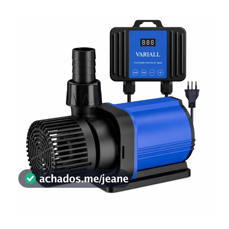 Bomba Submersa 20000L/h 150W 220V Com Controlador Eletrônico Para Aquário Lago Fonte Chafariz