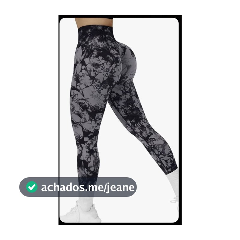 Calça Legging Feminina Marmorizada  Tie Dye Fitness Academia Cintura Alta Ajuste Perfeito ao Corpo