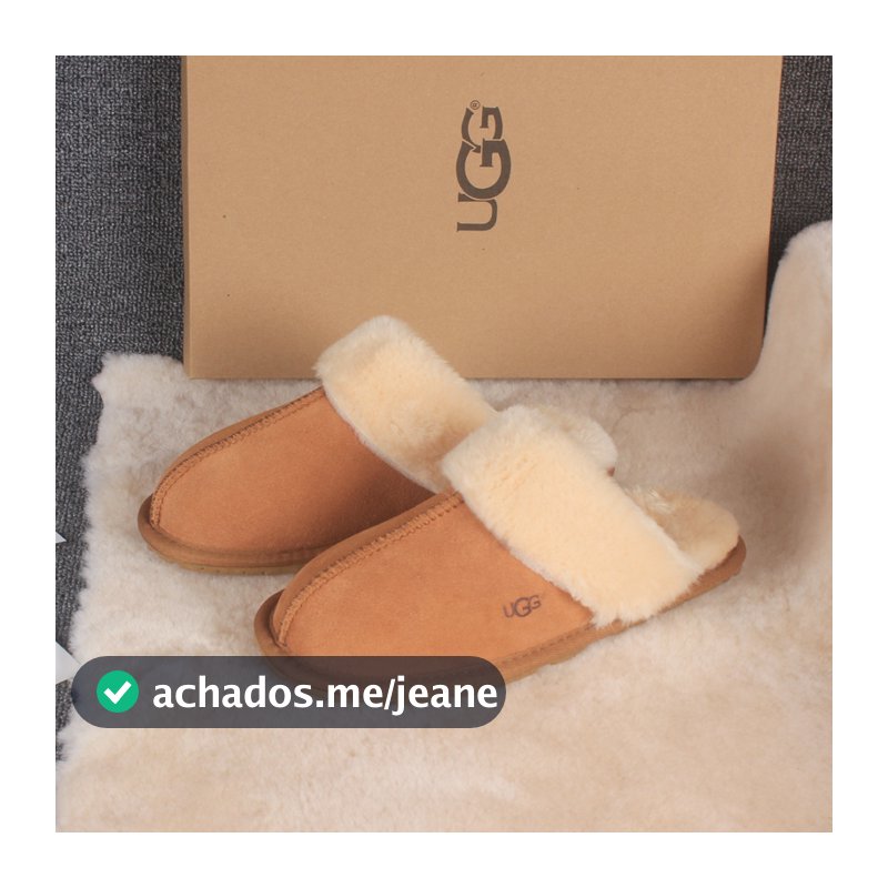 Ug 2025 Novos Chinelos De Pelúcia De Fundo Plano Baotou 35-45